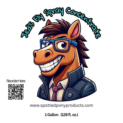 1 Gallon Waterproof Fly Spray Sticker Label